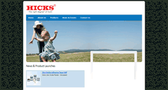 Desktop Screenshot of hicksindia.com